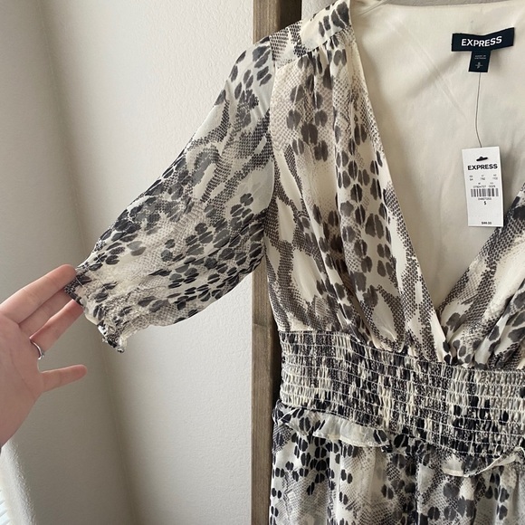 NWT EXPRESS HIGH-LOW DRESS - Picture 2 of 8